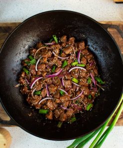 14 Inch Seasoned Cast Iron Wok