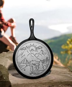 Wanderlust 10.5 Inch Cast Iron Mountain Griddle