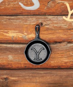 Yellowstone? 5 Inch Seasoned Cast Iron ??Power Y?? Mini Skillet