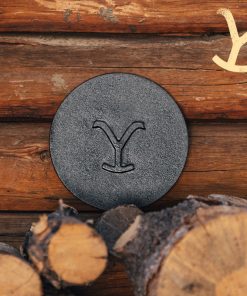 Yellowstone? 8 Inch Round Seasoned Cast Iron ??Power Y?? Grill Press