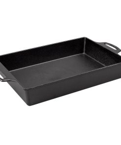 9 x 13 Inch Seasoned Cast Iron Casserole