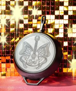 12 Inch Love is Like a Butterfly Dolly Parton Skillet