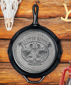 Yellowstone 12 Inch Cast Iron Steer Skillet
