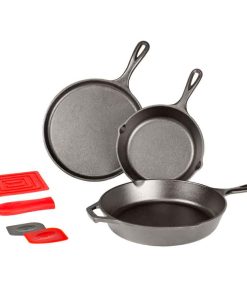 Essential Seasoned Cast Iron Skillet Set