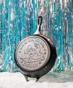 10.25 Inch Dolly Parton Skillet, Deck The Halls