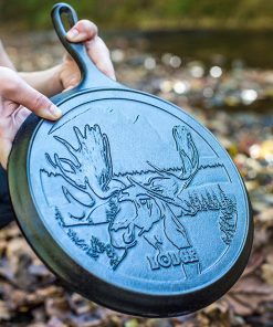 Wildlife Series? 10.5 Inch Cast Iron Moose Griddle?