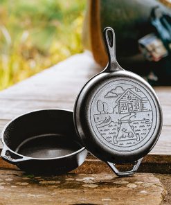 Wanderlust 3.2 Quart Cast Iron Cabin Combo Cooker