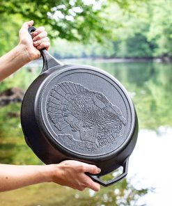 Wildlife Series? 13.25 Inch Cast Iron Turkey Skillet